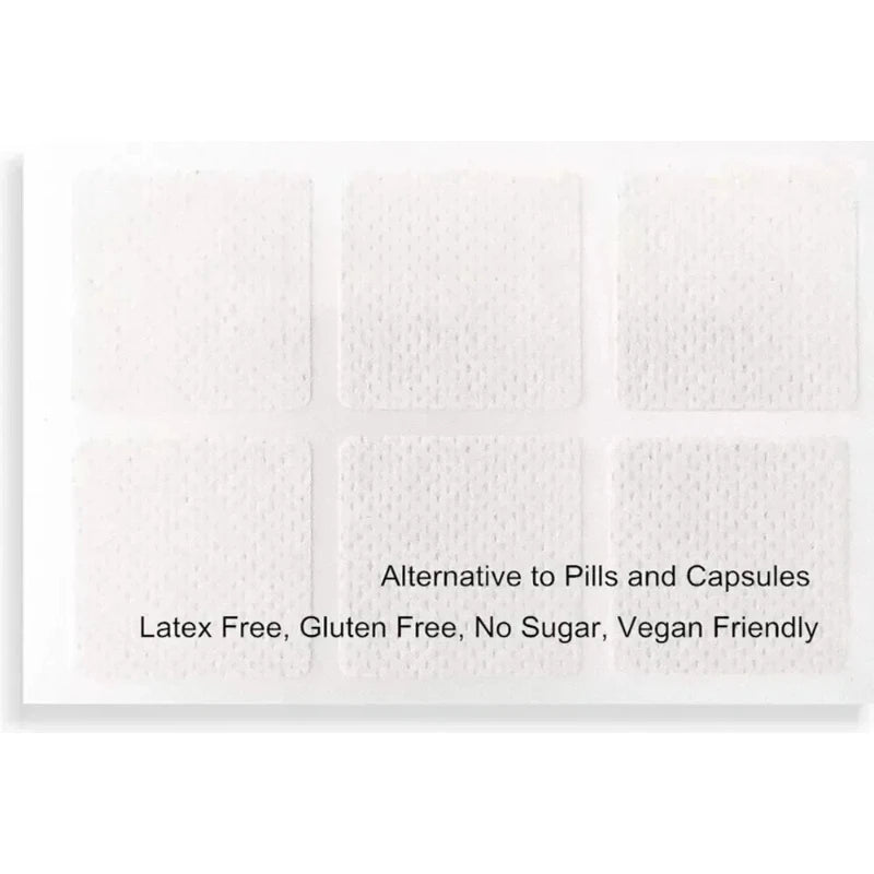 Tidesmit L-Lysine supplement patches for immune support, gum, and lip health, 30 vegan, gluten-free, no-sugar patches.