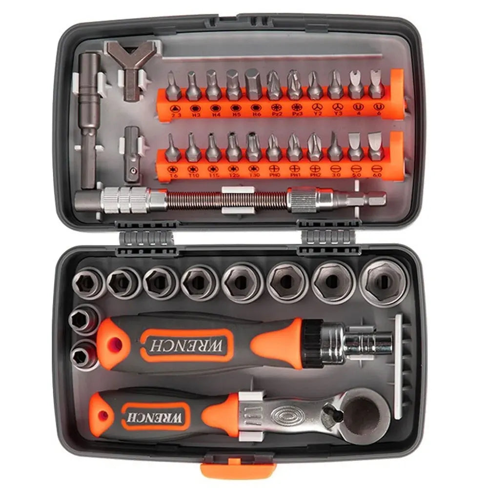 Labor-Saving Ratchet Screwdriver Set Household Combination Toolbox Hardware Magnetic Screw Driver Kit Bits Torx Screwdrivers