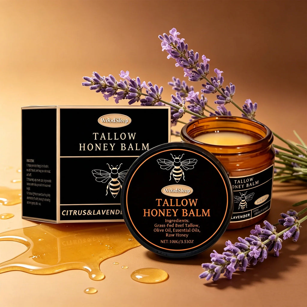 WoodSleep 100g Tallow Honey Moisturizer Gentle Moisturizing Moisturizing Dry Skin Moisturizing Refreshing Skin Cream