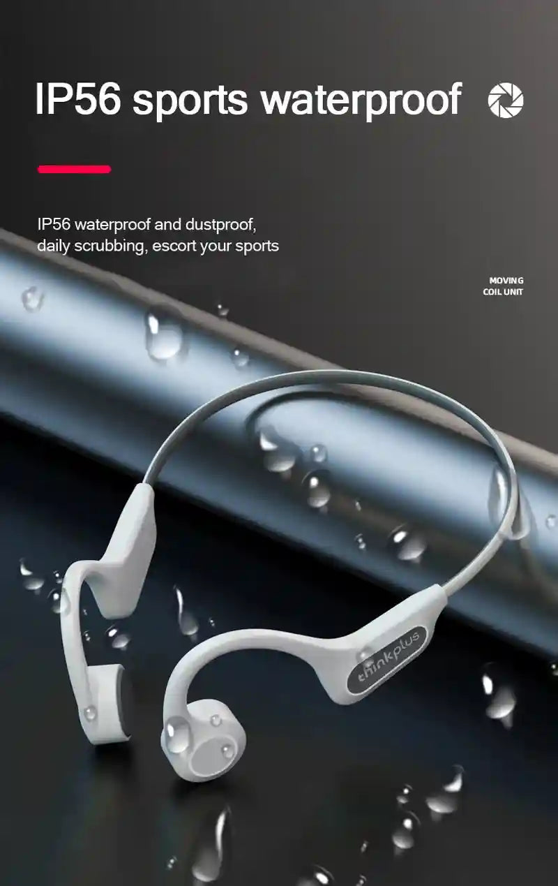 Tidesmit Bone Conduction Wireless Headphones - Bluetooth 5.3 Waterproof Tidesmit