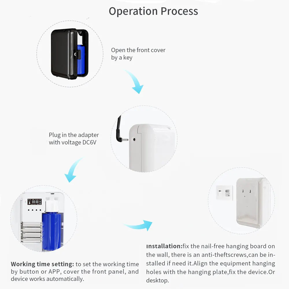 Smart Waterless Essential Oil Diffuser Home Fragrance Oil Scent Machine  Desktop Bluetooth Controlled Aroma Diffuser for Hotel
