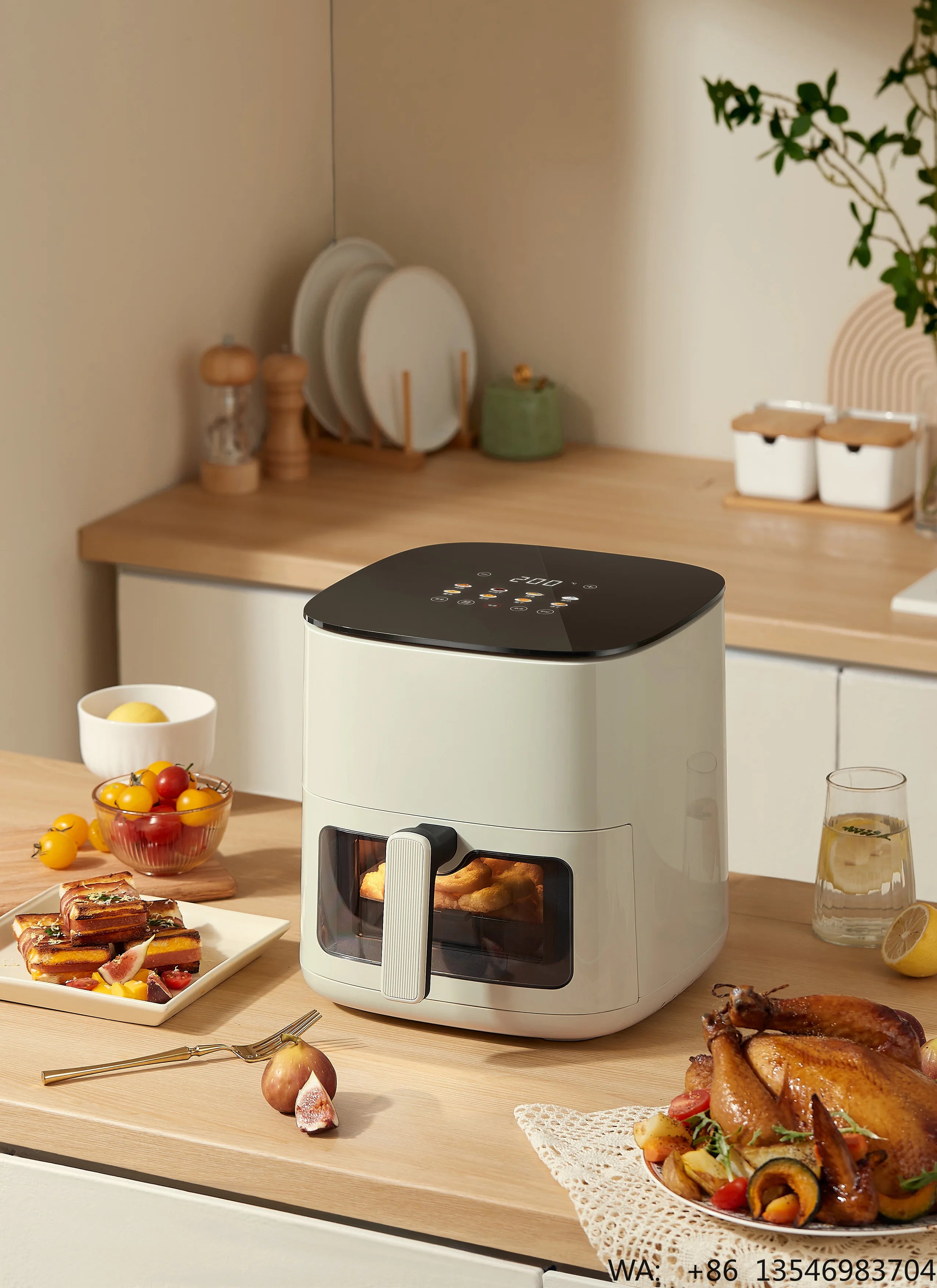 3L 5L 7L Modern Square Air Fryer  Factory Direct Sale Oil-Free Oven Multiple options can be customized for good prices