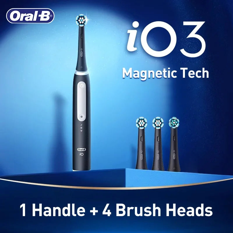 Oral B Electric Toothbrush IO Series Rechargeable Waterproof Smart Rotating Timing Electronic Tooth Brushes IO2 IO3 IO4 IO7 IO9