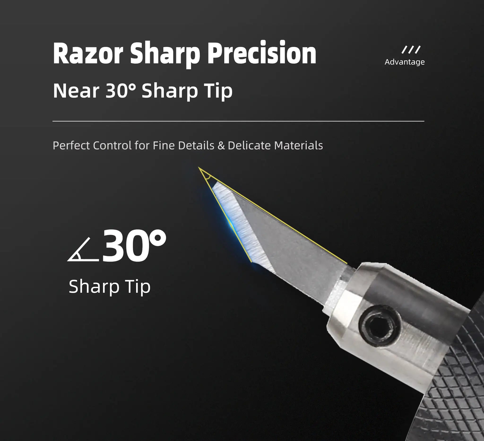 Cordless Ultrasonic Cutter 40KHz Precision Craft Tool for Acrylic Leather Model and More Creative Craft Tool
