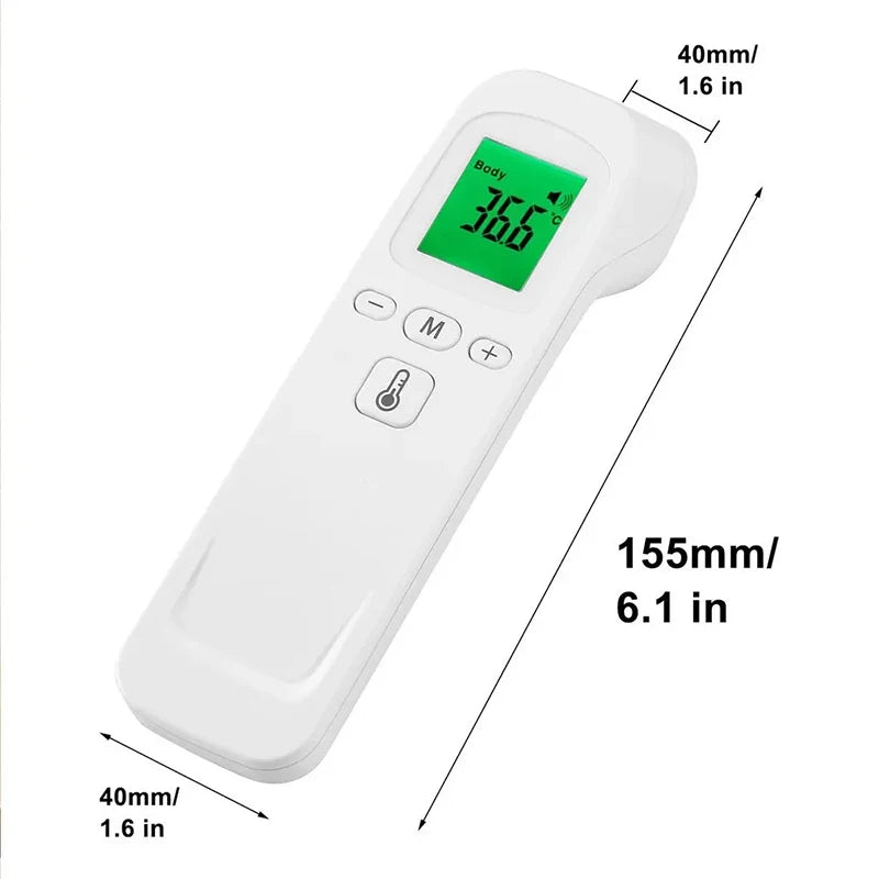 Finger Pulse Oximeter& Non-Contact Infrared Thermometer-Digital LCD Thermometer for Adults & Infants,Ear Temperature Measurement
