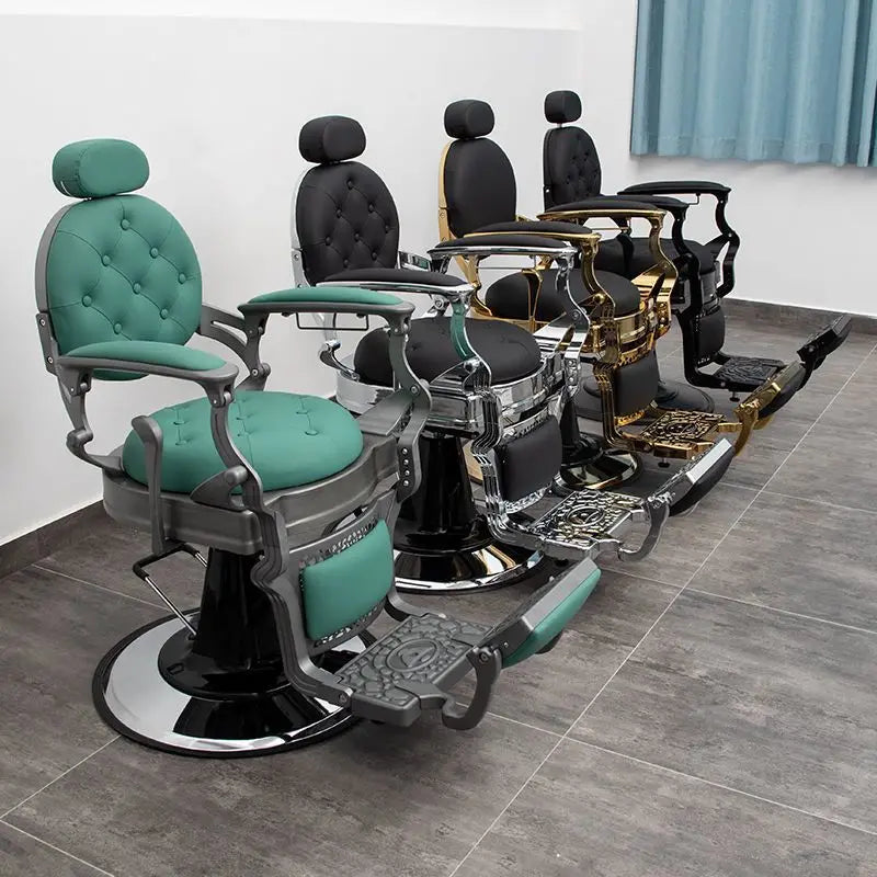 Professional Reclining Barber Chair for Hair Cutting and Shaving Massage Chairs Tidesmit