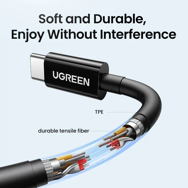 USB-C Wired Earbuds with HiFi Microphone – Tidesmit Stereo Audio Tidesmit