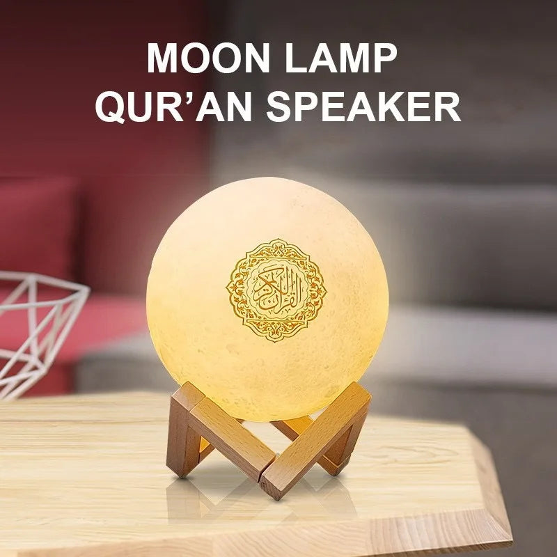 Azan Clock Quran Muslim Islamic Arab Koran Ramadan Bluetooth Speaker Wireless Portable Bright Lamp Holy Night Light Islam Arabic