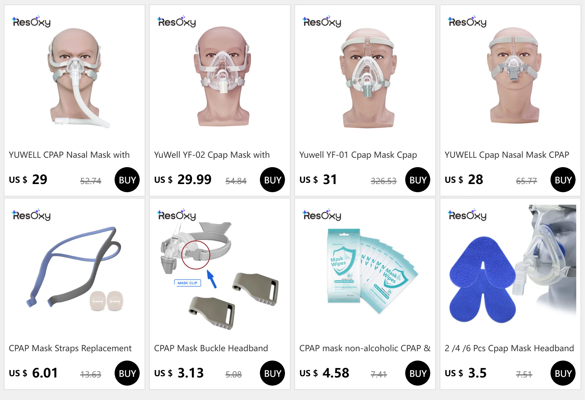 Resoxy CPAP Full Face Mask Use for Anti Snoring Sleep Apnea Sleep with 22mm Tube Inner Diameter Auto CPAP APAP BIPAP Machine