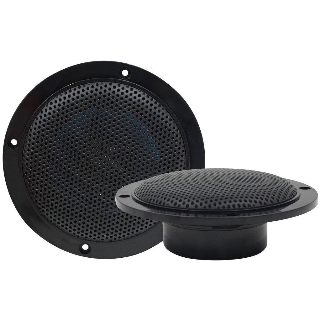 Herdio 4'' 160W 2PCS Waterproof Ceiling Marine Speaker Surround Sound Speaker For Kitchen Bathroom Yacht Outdoor Boat Home
