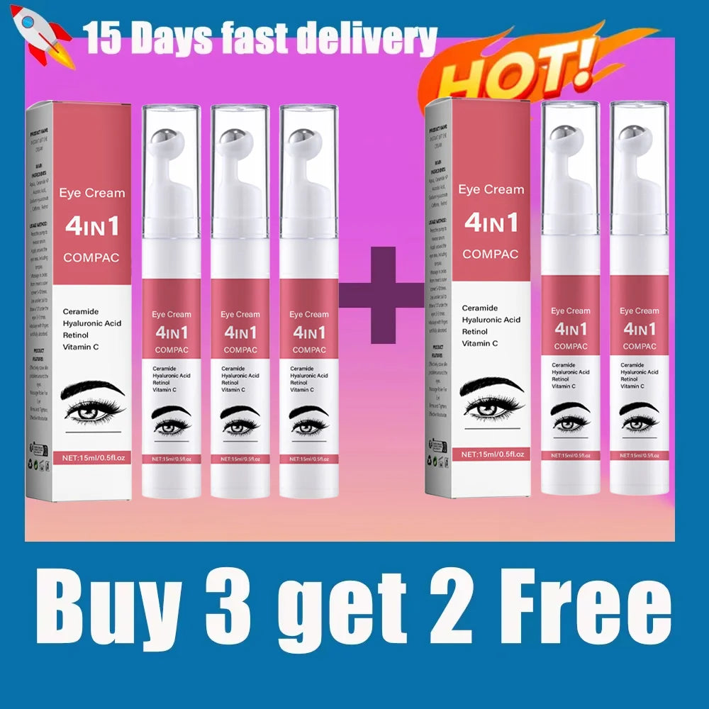 15ml Eye Firming Moisturizer – 4-in-1 Formula for Fine Lines, Dark Circles