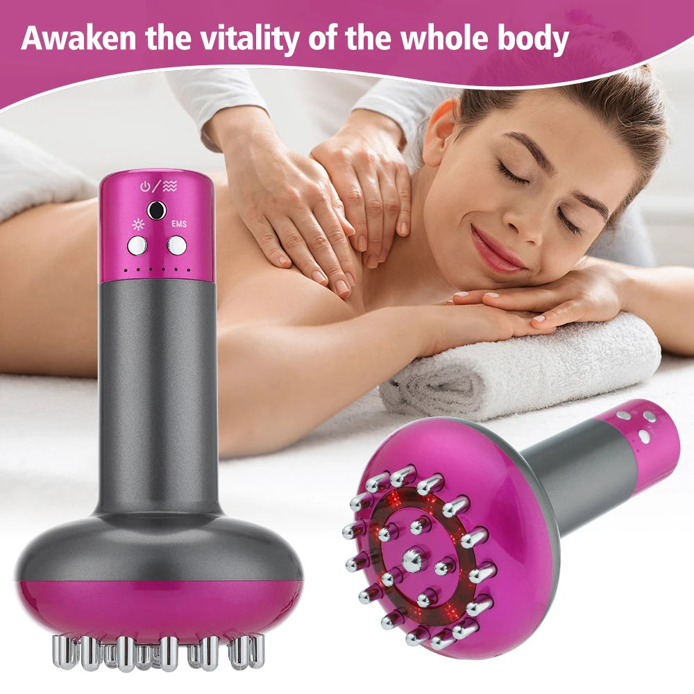 Electric Gua Sha Massager - Heated Portable Device for Lymphatic Drainage Relaxation Treatment Tidesmit