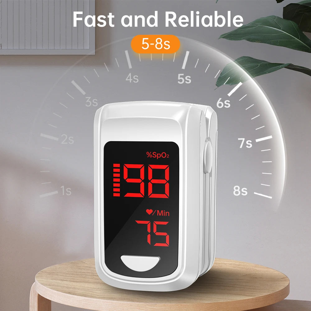 HealthTree Pulse Oximeter APP Control Blood Oxygen Saturation Monitor PI PR Fast Spo2 Heart Rate Monitor Bluetooth Wholesales