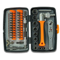 38pcs Professional Motorcycle Bicycle Maintenance Tool Set Quick Hand Tool Ratchet Screwdriver Sleeve Portable for Bike Repair