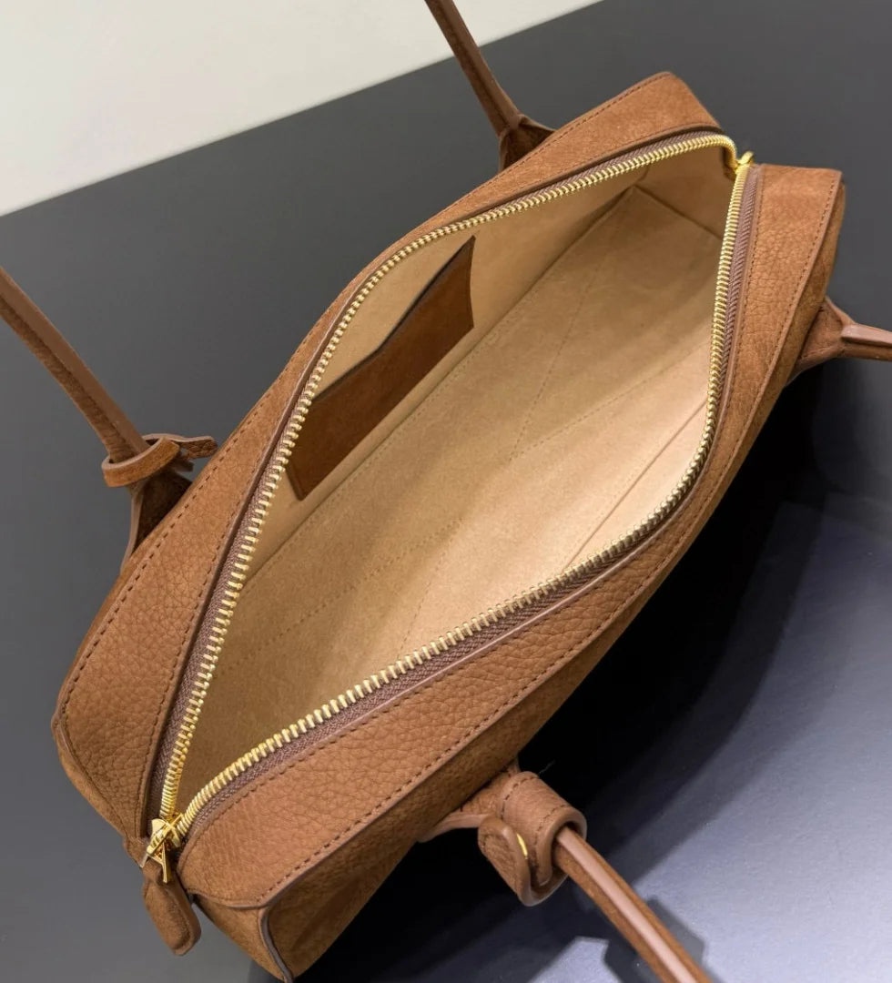 2026 high-quality genuine leather sausage bag, high-end customized high silk gloss leather handbag, women's shoulder bag