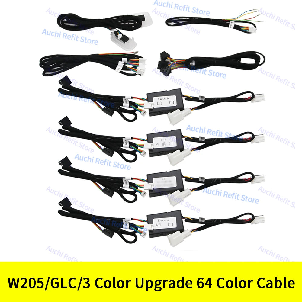 Mercedes-Benz W205 Ambient LED Vents - 64-Color Lighting Kit 3 Upgrade 64 colors Tidesmit