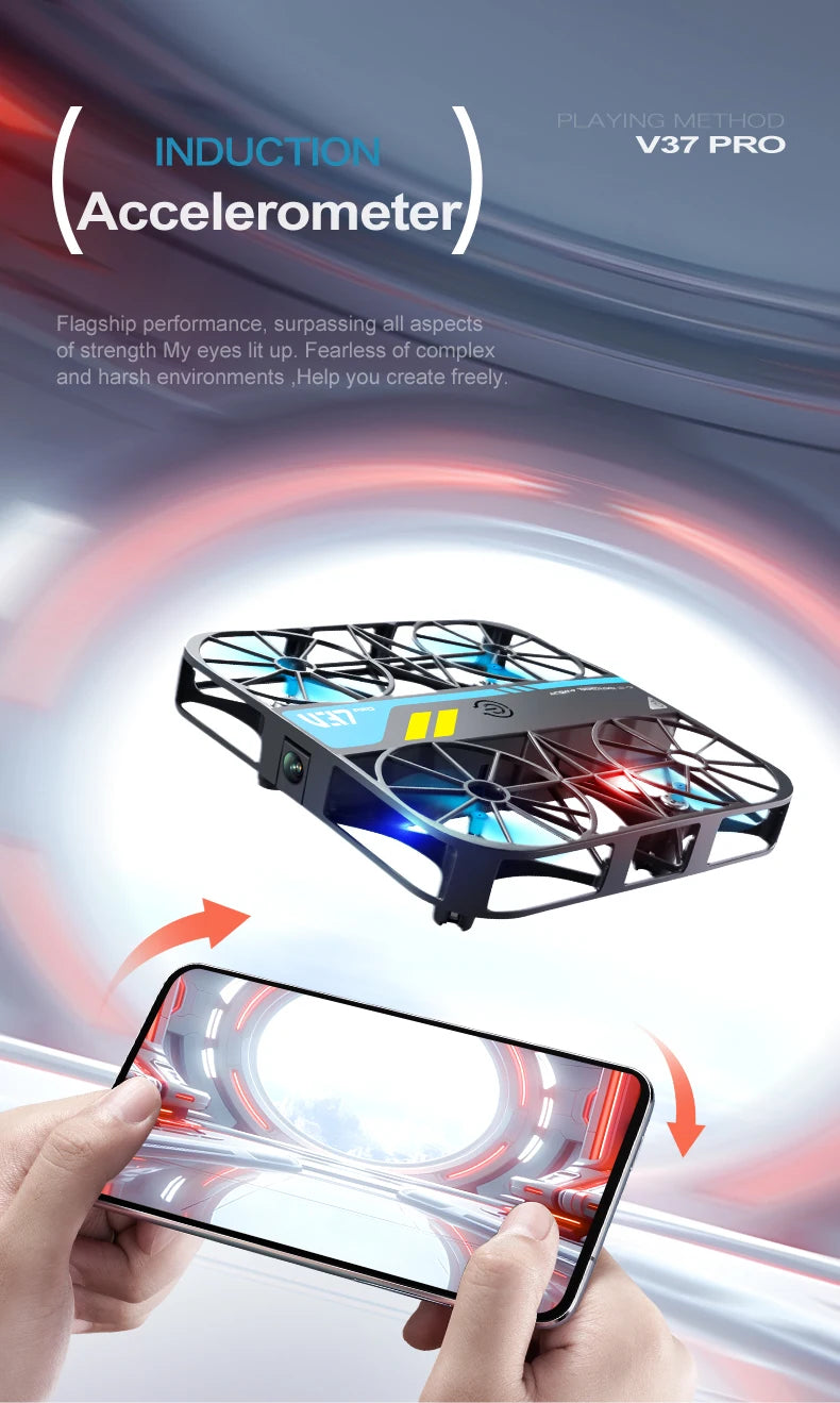 8K Camera Drone V37 - Foldable Quadcopter for Beginners by Tidesmit Tidesmit