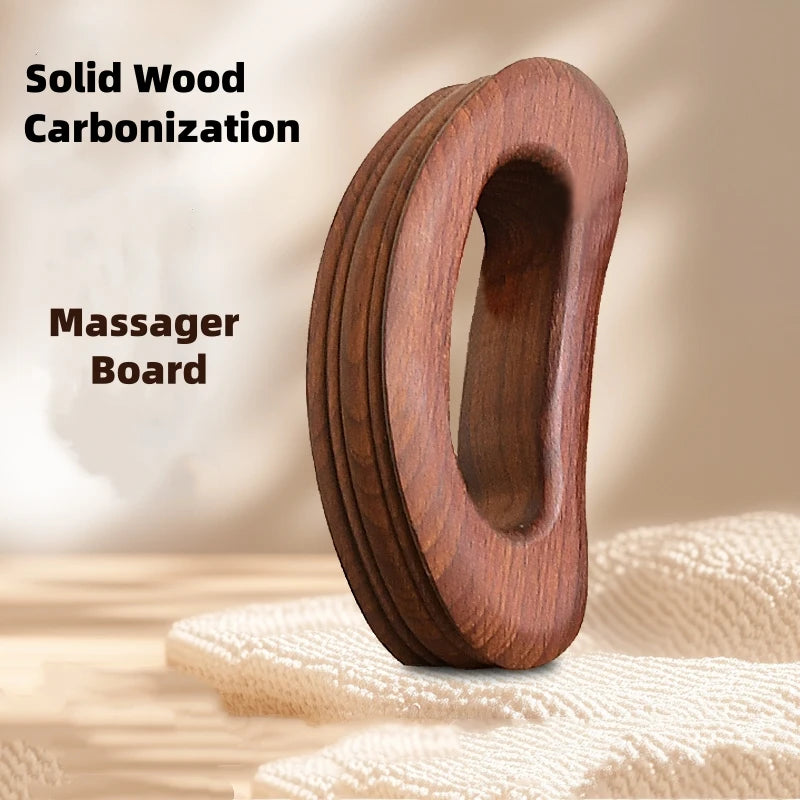 Gua Sha Wood Massage Tool for Lymphatic Drainage and Stress Relief Relaxation Treatment Tidesmit