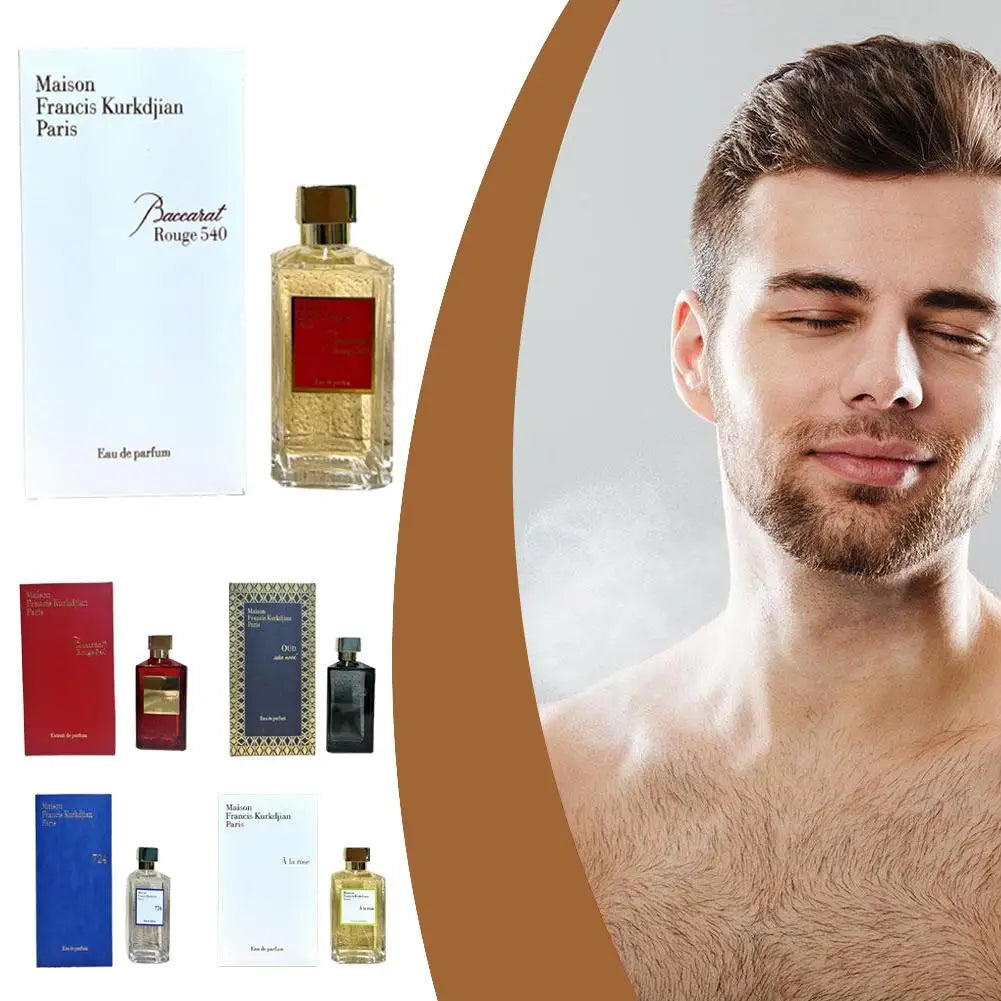 Maison Francis Kurkdjian Baccarat Rouge 540 Eau de Parfum, unisex glass perfume bottle, luxury long-lasting fragrance.