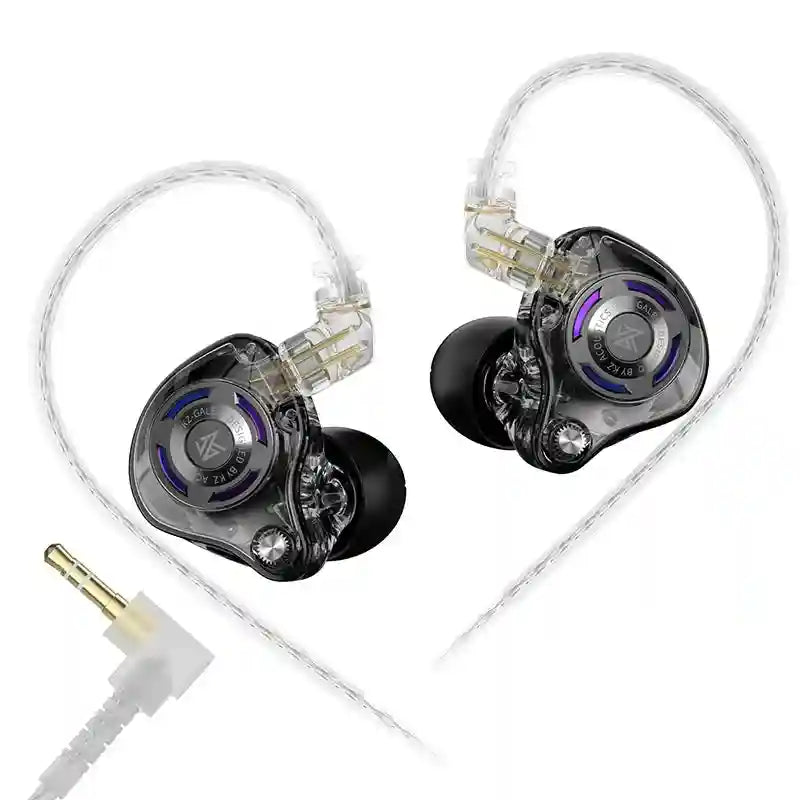 Gaming Earphones with Dual Microphone - High Fidelity 3.5mm Wired Audio Black 3.5MM NO MIC China Mainland Tidesmit