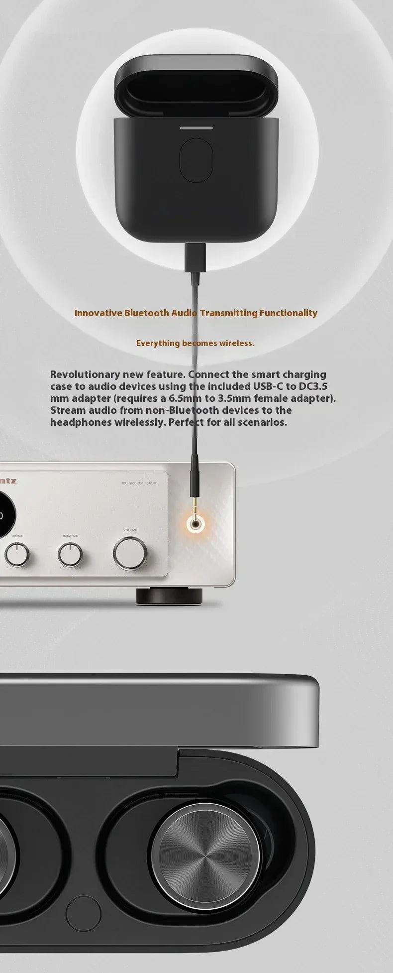 Bowers & Wilkins Pi7 S2 Wireless Earbuds by Tidesmit - 24-Bit HiFi Tidesmit