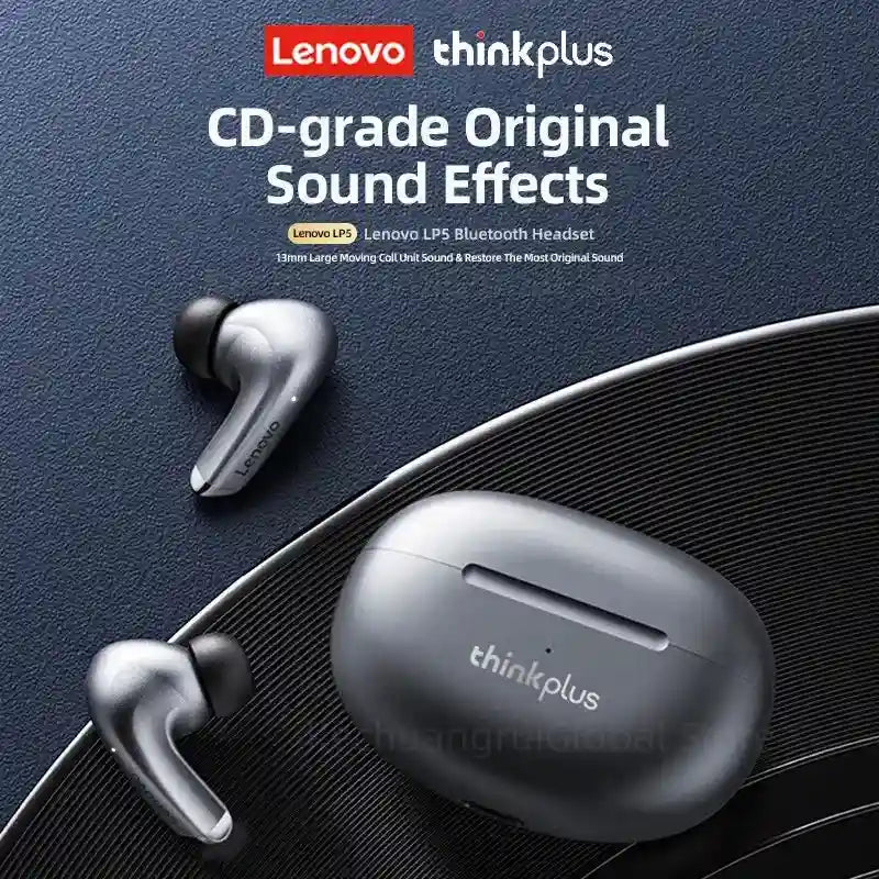 Lenovo LP5 Pro Wireless Earbuds - Low Latency Gaming Headset Tidesmit