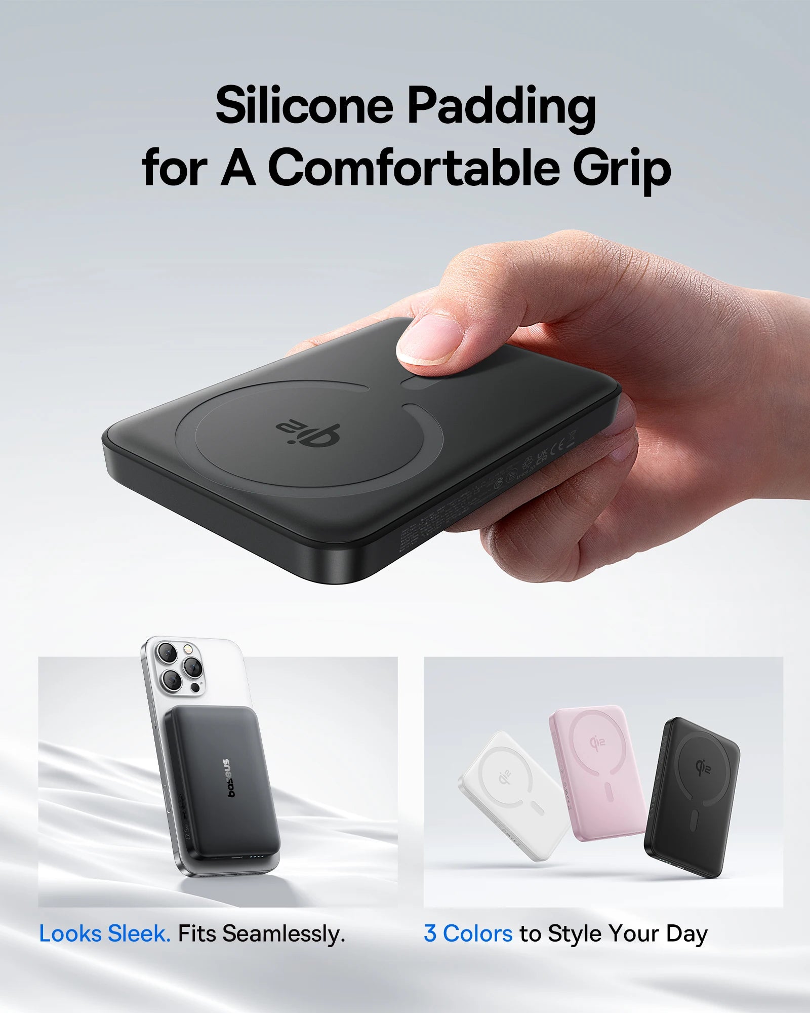 Magnetic Power Bank 10000mAh 15W Qi2 Wireless Fast Charger Tidesmit