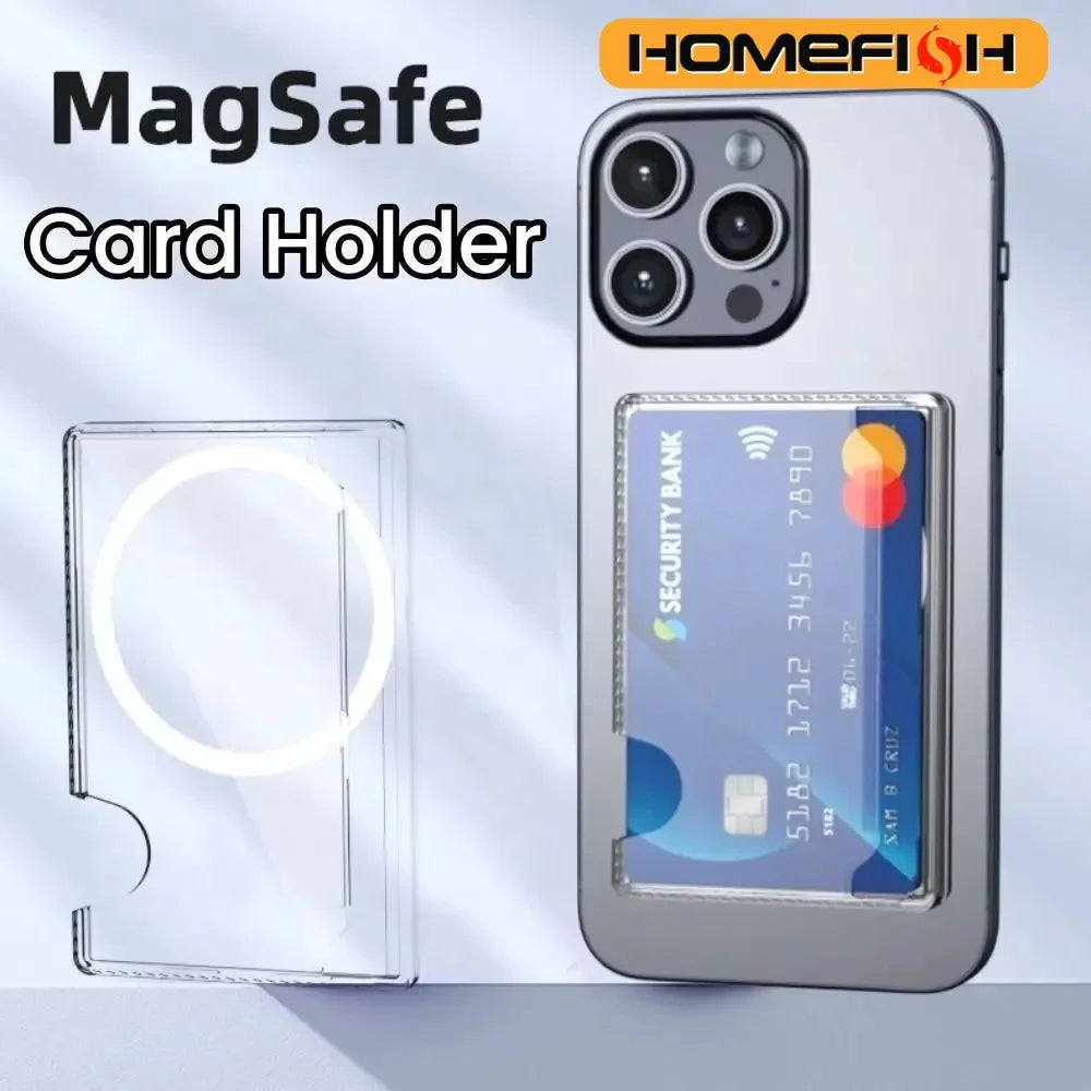 Magnetic Phone Card Holder Case - Slim Shock-Absorbing Cover Tidesmit
