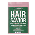 Tidesmit 30 Hair Growth Transdermal Patches with Biotin and Saw Palmetto for men and women hair support.