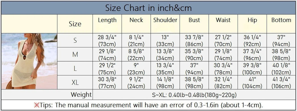 S - XL 6 Colors Hollow Out V Neck Crochet Knitted Tunic Beach Cover Up Cover-ups Beach Dress Beach Wear Beachwear Female M38