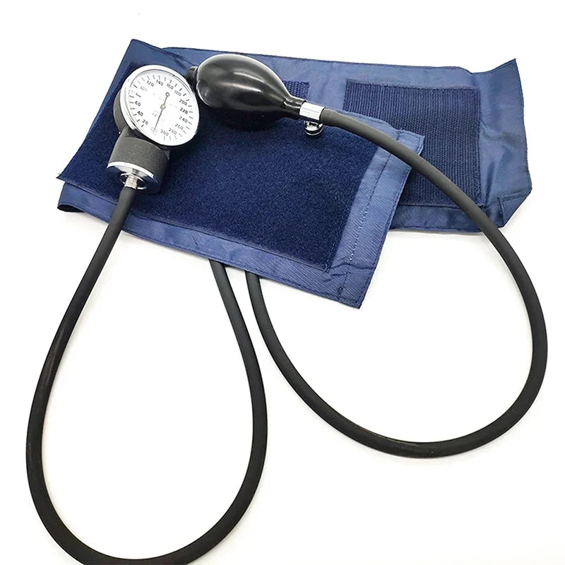 JUSTLANG Medical Manual Blood Pressure Monitor BP Cuff Upper Arm Aneroid Sphygmomanometer Tonometer Meter Tester Device