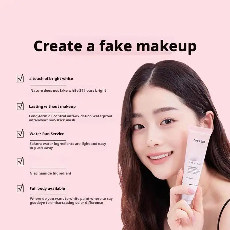 50ML For Cosnori Moisturizing Dress Tone-up Cream Help To Brighten Skin Up For All Skin Types Niacinamide Isolation Cream Care
