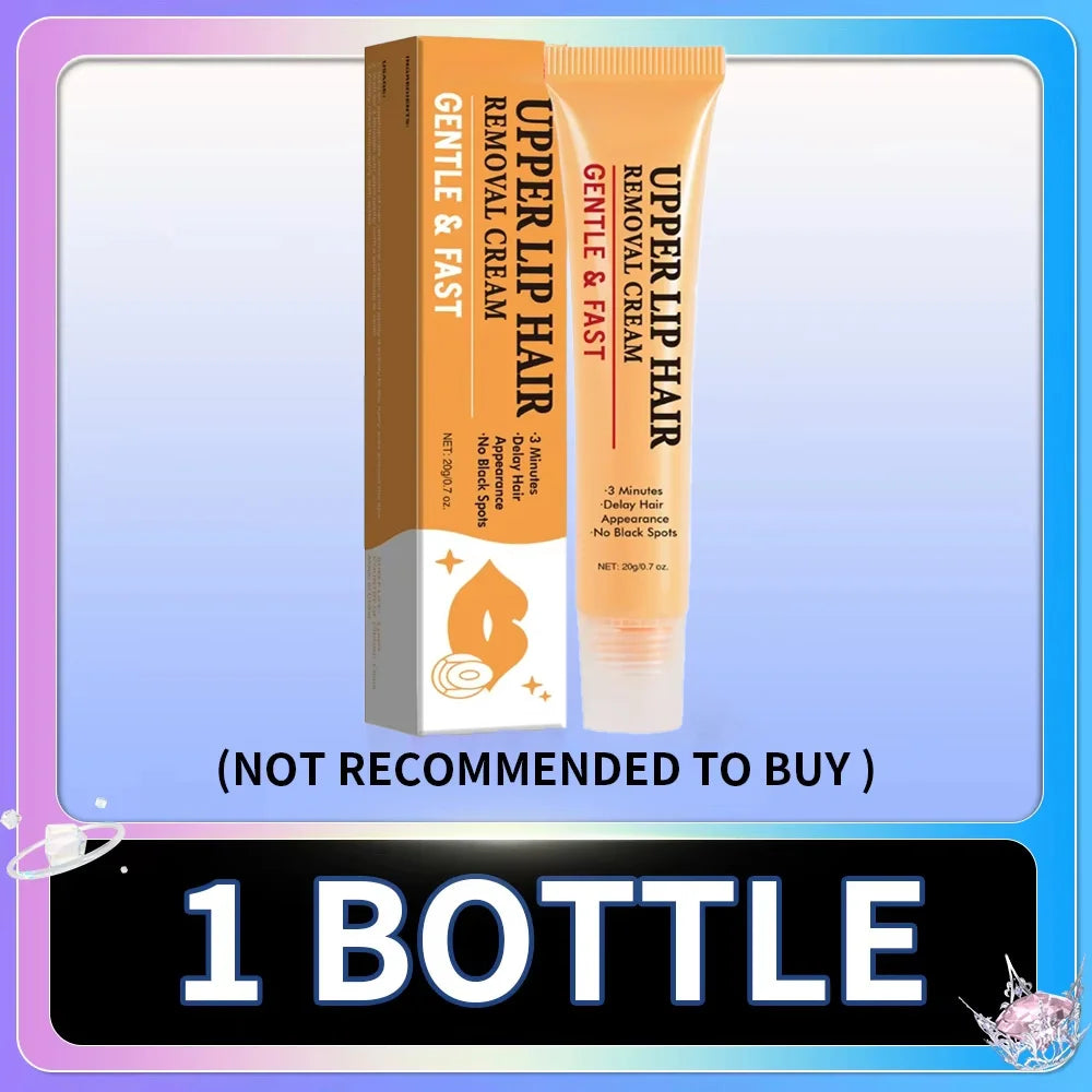 Fast Hair Removal Cream | Painless Depilatory for Face and Body Lip Care Pack of 1 Pcs Tidesmit