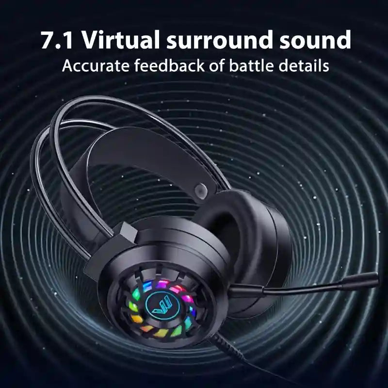 Tidesmit 7.1 Surround Sound Gaming Headset with Noise Cancellation Tidesmit