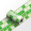 26 Styles 2D Mosaic Tiles Wall Sticker Waist Line Skirting Strip Peel & Stick Bathroom Kitchen Backsplash Home Decor Wall Decals