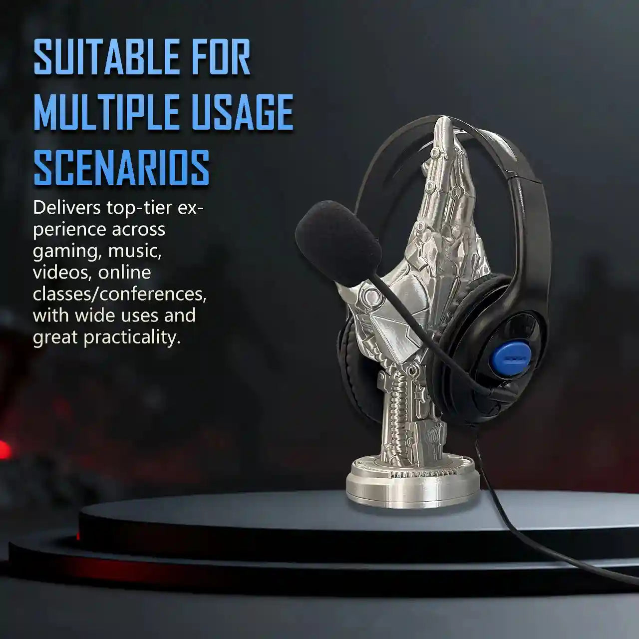 Wired Over-Ear Gaming Headphones with Mic - Comfortable PC Headset Tidesmit