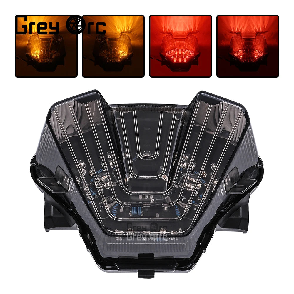 Motorcycle LED Rear Tail Light Brake Turn Signal Integrated Light For Yamaha MT-07 MT07 2018 2019 2020 2021 2022 2023 2024