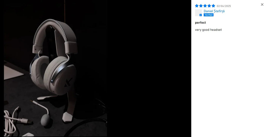 MCHOSE Wireless Gaming Headset Surround Sound Noise Canceling Tidesmit Tidesmit