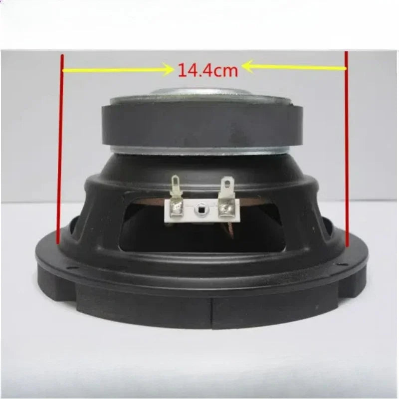 SOTAMIA 1Pcs 6.5 Inch Subwoofer 4 Ohm 80W Card Package Speaker Home Theater Smart Speaker Car Subwoofer Upgrade Modification