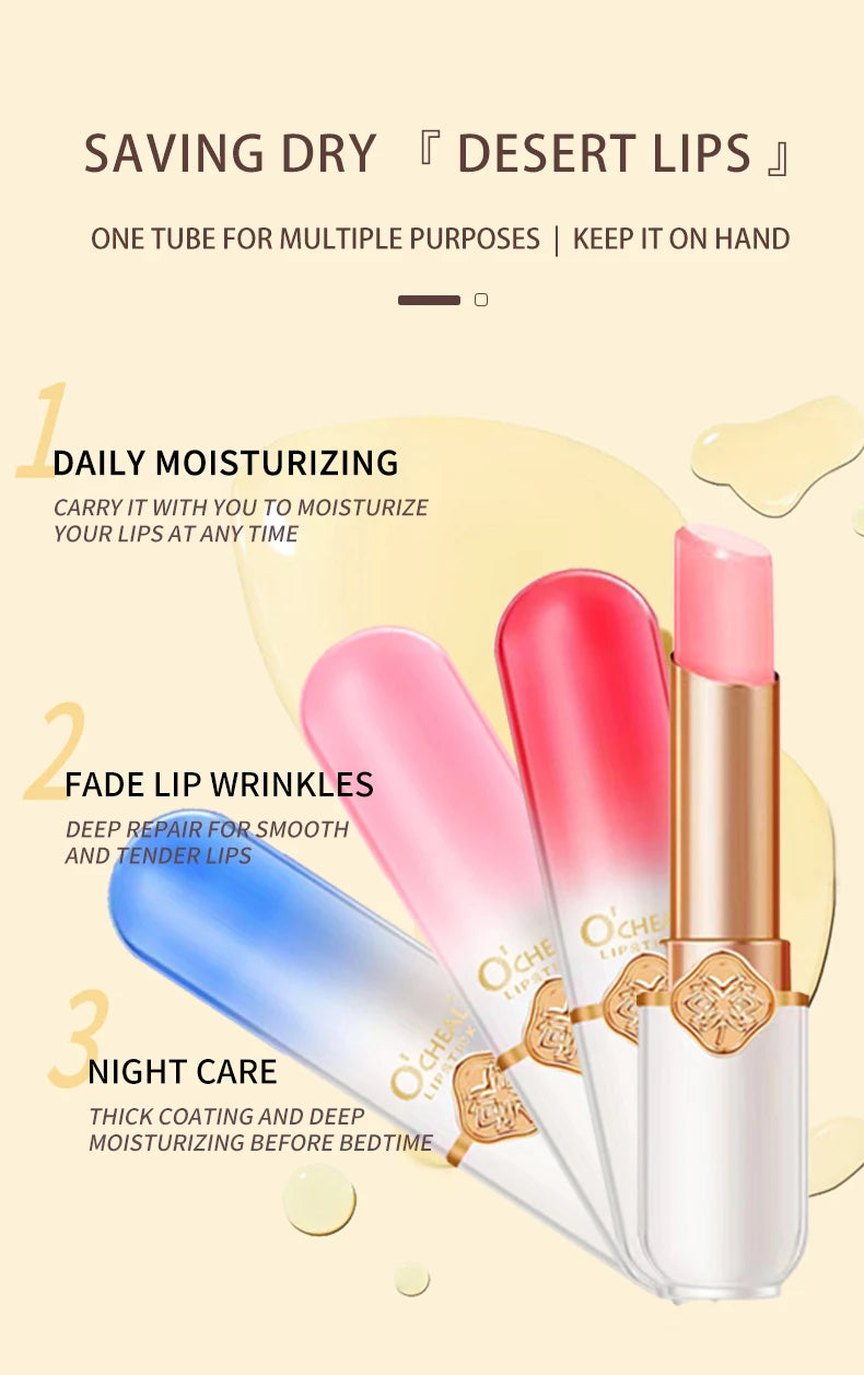 Moisturizing Lip Balm Tint - Fruit Scented Nourishing Treatment by Tidesmit Lip Care Tidesmit