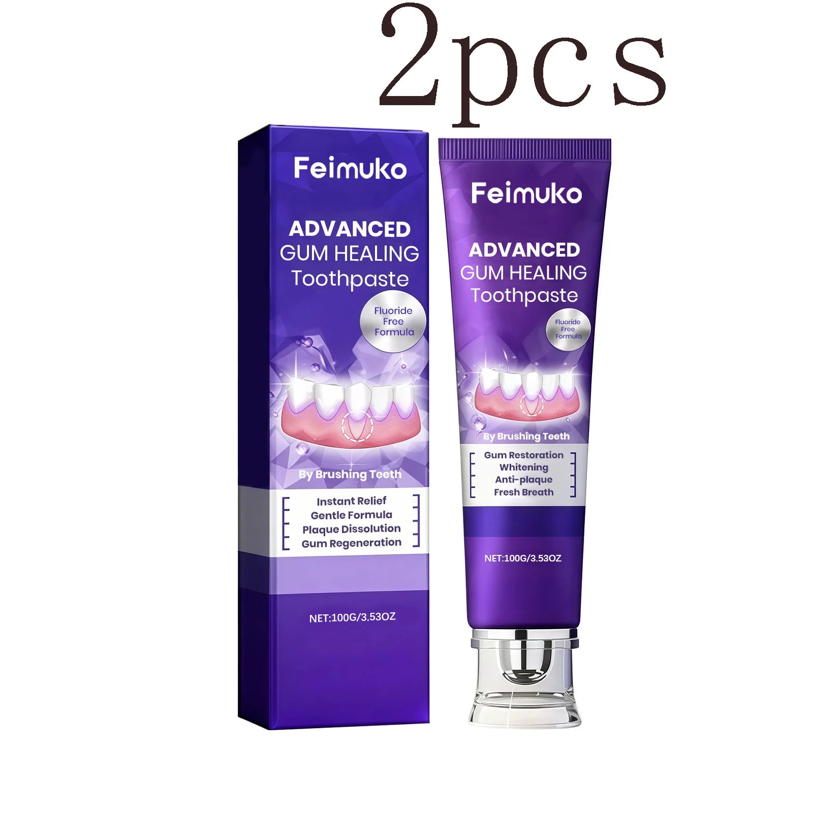 Tidesmit teeth whitening toothpaste for daily stain removal, cavity protection, and long-lasting fresh breath.
