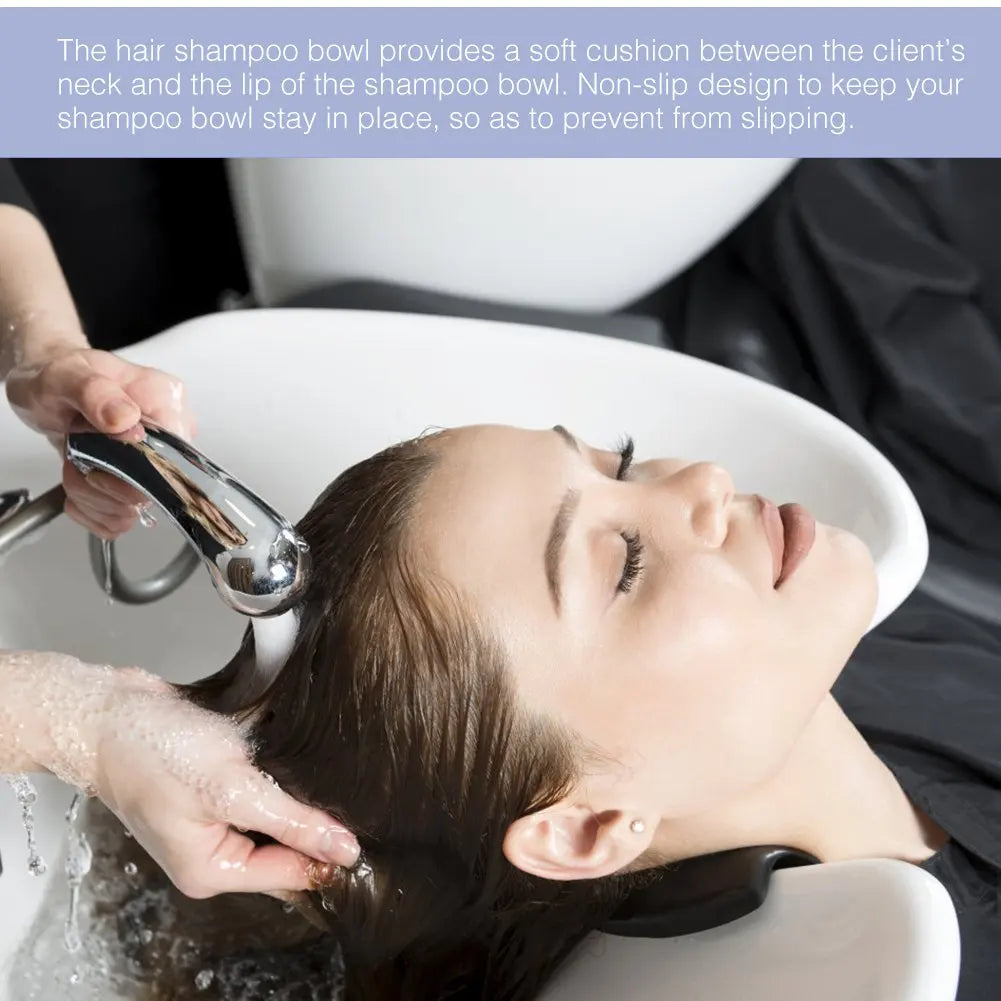 Shampoo Bowl Neck Rest - Non-Slip Silicone Salon Cushion for Comfort Massage Chairs Tidesmit