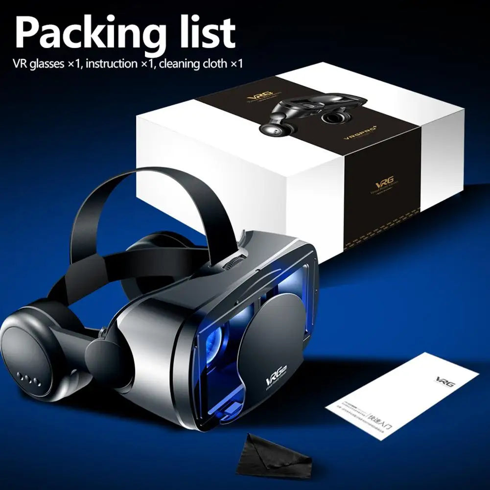 VR Headset for Smartphones - Immersive Wide Angle Smart Glasses Tidesmit