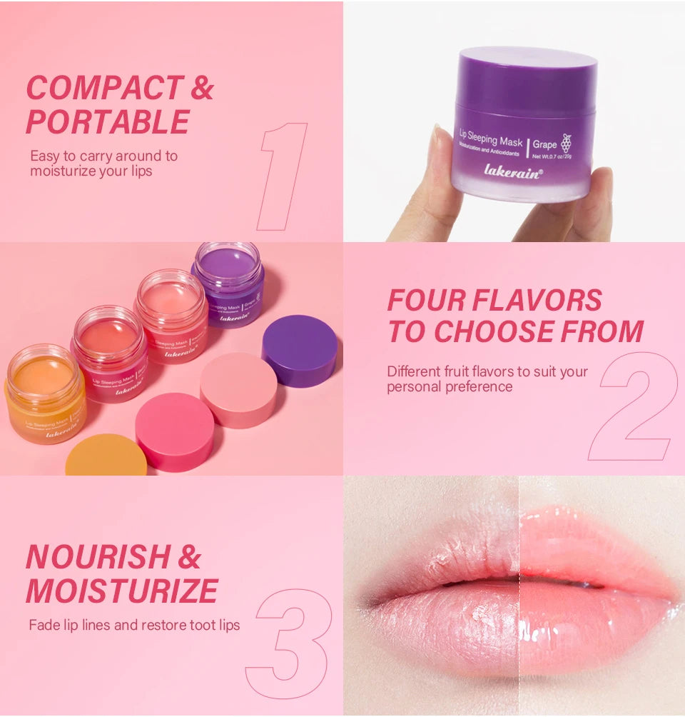 Moisturizing Sleeping Lip Mask - Nourishing Overnight Lip Treatment Lip Care Tidesmit