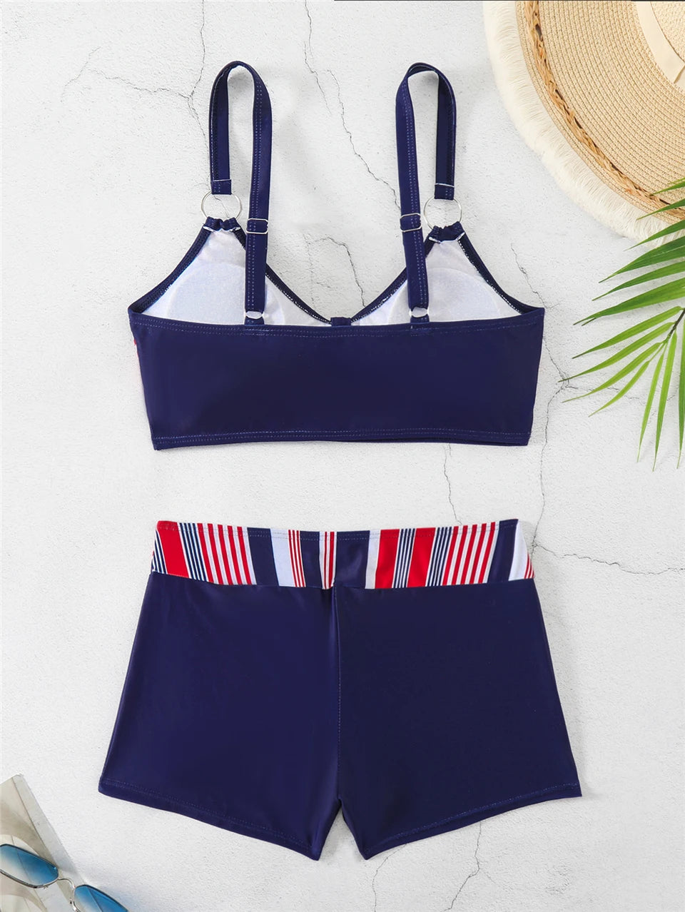 2025 High Waist Bikinis Women Sports Swimwear Print Bathing Suit Female Padded Beach Wear Bathers Swimming Swimsuit Summer