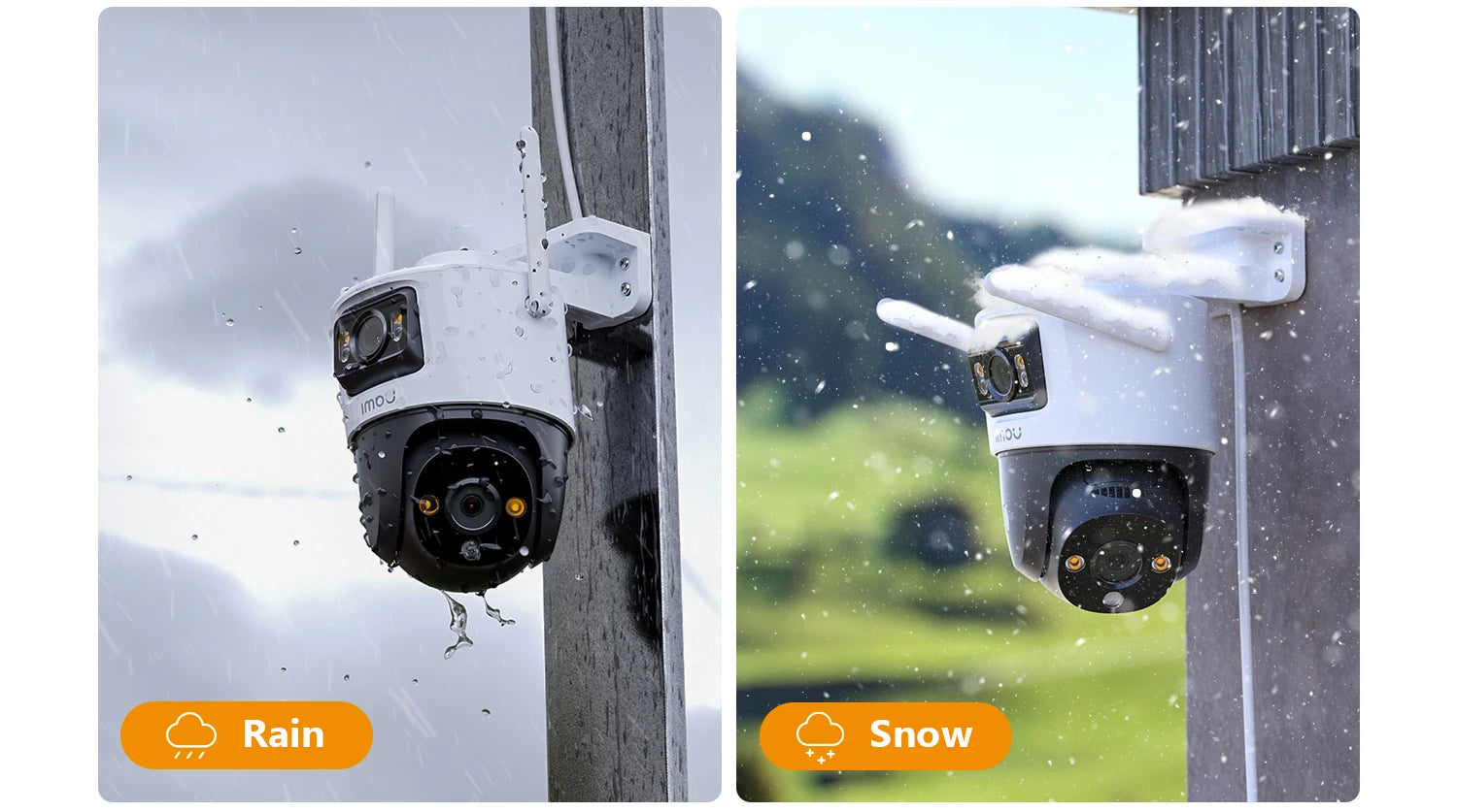 IMOU Cruiser Dual 10MP&8MP Dual Lens Outdoor PTZ WiFi Camera 8x Digital Zoom AI Vehicle Human Detection Full Color Surveillance