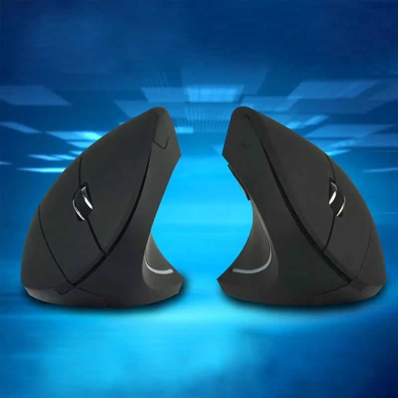 Left Right Hand Vertical Mouse Ergonomic Wireless with Bluetooth Double Mode Mouse Computer PC Mice Rechargeable Gaming Mouse