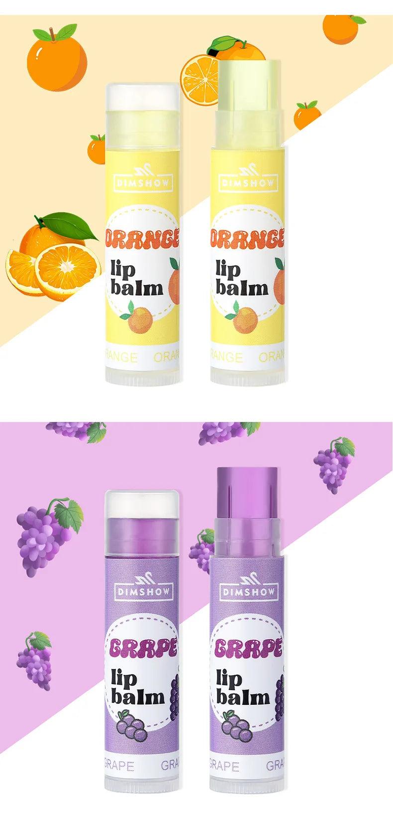 Fruit Moisturizing Lip Mask Set - Nourishing Lip Treatment for Dry Lips Lip Care Tidesmit