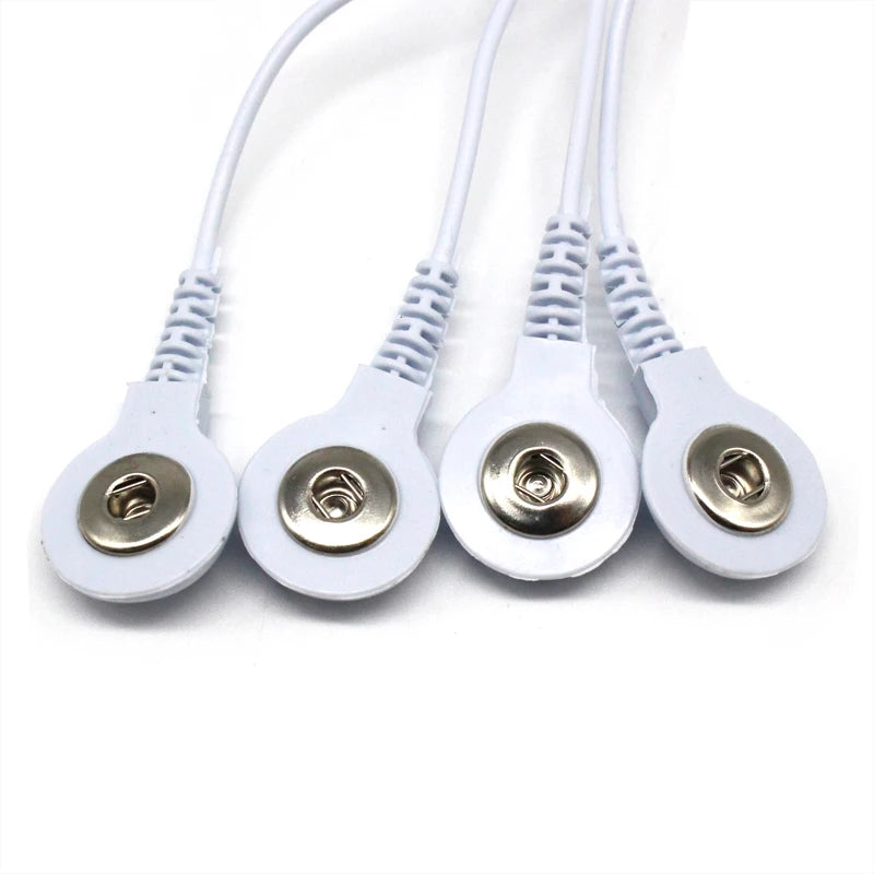 TENS Unit Lead Wire Replacement Cable for Electric Massagers Body Shaping Massage Equipment Tidesmit