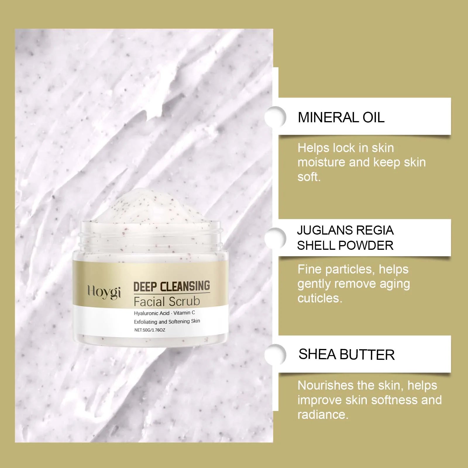 Facial Exfoliating Scrub for Deep Pore Cleansing | Tidesmit EU Scrubs Treatments Tidesmit